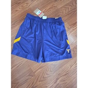 Nike Kobe Bryant Dri-FIT Basketball Shorts Kids L Purple Yellow HJ1005-547 NEW
